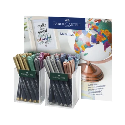 Afbeelding van Marker Faber Castell Metallic display 60st.