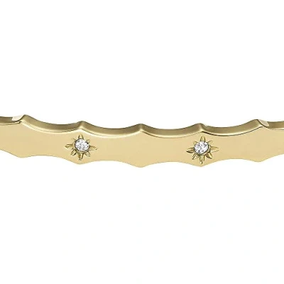 Afbeelding van Fossil dames Sutton armband met glassteen JF04379710 in de kleur Goud