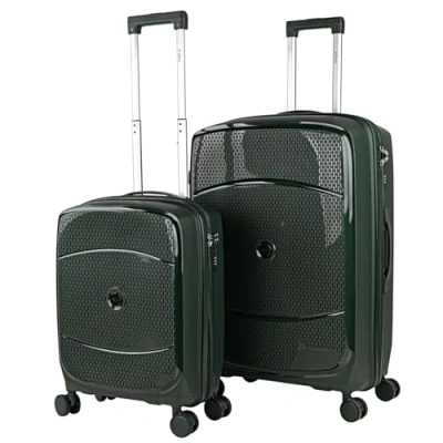 Afbeelding van ITACA Koffer Set koffers Stevige Kofferset 2 Stuks Reiskoffer Set. van Trolley (Handbagage Koffer, en Grote Koffer). Delige. Lichtgewicht Koffers, Groene