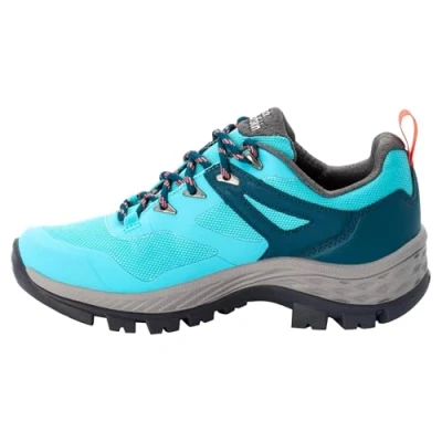 Afbeelding van Jack Wolfskin Dames Rebellion Guide Texapore Low W top, Turkoois Coral, 43 EU