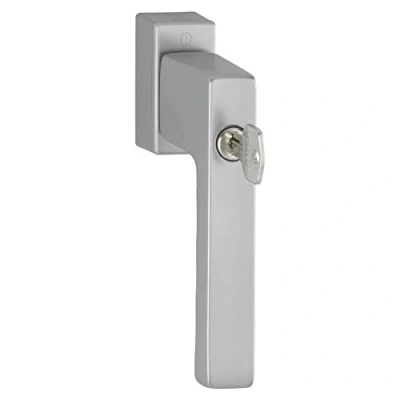 Afbeelding van HOPPE TOULON Secustik slotcilinder raamkruk, VK 32 42 mm, geanodiseerd zilver, per stuk