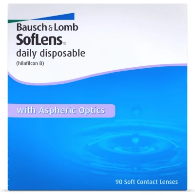 Afbeelding van 1.00 SofLens® Daily Disposable 90 pack Daglenzen BC 8.60 Contactlenzen