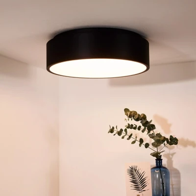 Afbeelding van Lucide TALOWE LED Plafonnière Ø 45,5 cm Dimb. 1x30W Zwart