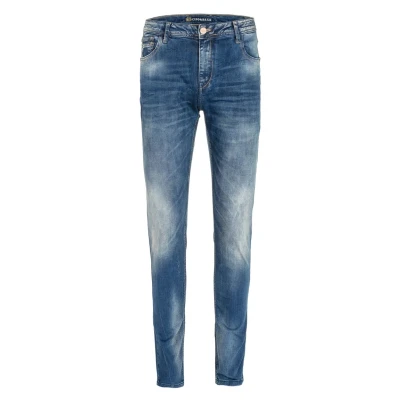 Afbeelding van Cipo &amp; Baxx Slim fit jeans, Heren, Maat: 28x32, Blue