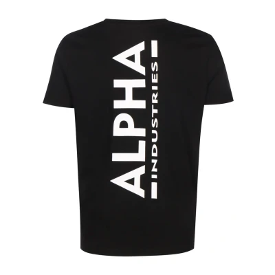 Afbeelding van Alpha Industries BACK Tshirt print, Heren, Maat: XXL, Black