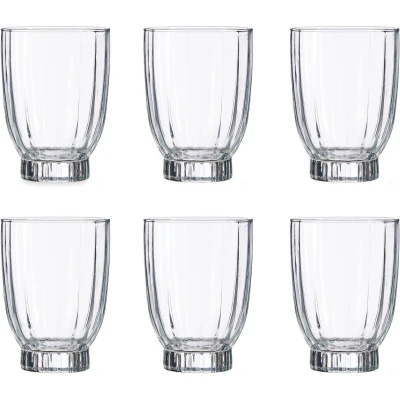 Afbeelding van Set van 12x stuks luxe Pasabahce drinkglazen/waterglazen 330 ML Drinkglazen
