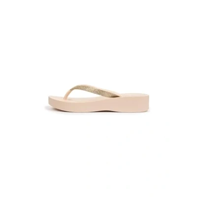 Afbeelding van Ipanema Mesh Chic Plat Fem, Beige glitter, 41/42 EU
