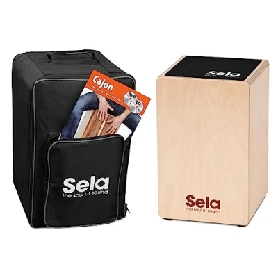 Afbeelding van Sela SE 119 Primera Cajon beginner bundel met rugzak, pad, Duits boek, CD en DVD