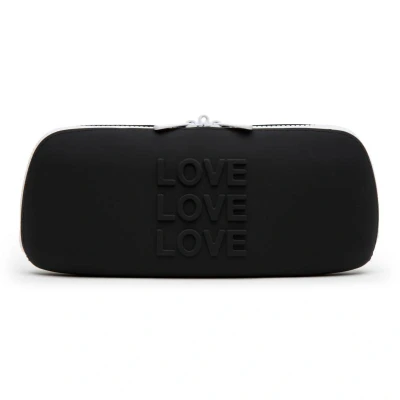 Afbeelding van Happy Rabbit LOVE Opbergtas met Rits Medium Zwart
