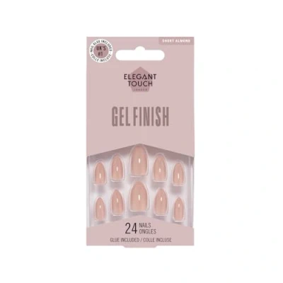Afbeelding van Elegant Touch Perfect Coloured False Nails Collection Blush Suede 24 korte stilleto nagels met lijm, stuks (verpakking van 1)
