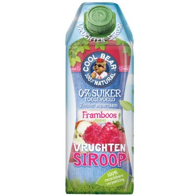 Afbeelding van 3x Cool Bear Siroop Framboos 750 ml