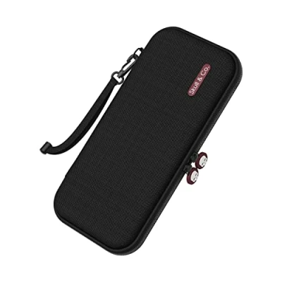Afbeelding van Skull &amp; Co. Every Day Slim Carrying Case for Nintendo Switch OLED and Regular Switch: Portable Hard Shell Protective Travel Black