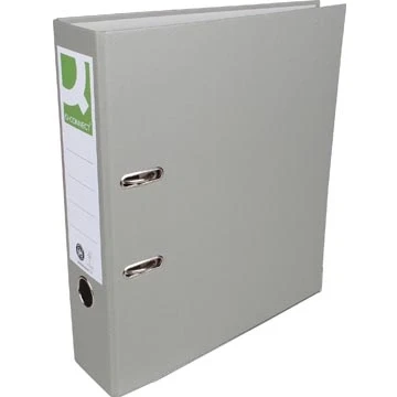 Afbeelding van ordner A4 uit Recycolor papier 80mm grijs