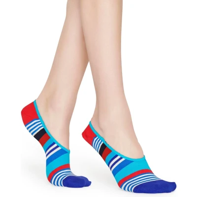 Afbeelding van Happy Socks multi Stripe Liner blauw Unisex Maat 36 40