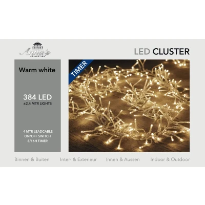 Afbeelding van Clusterverlichting 384 LED s warm wit Anna&#039;s Collection