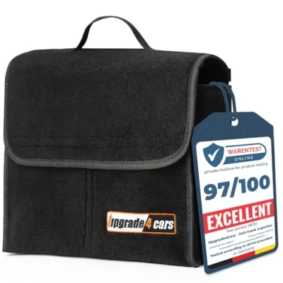 Afbeelding van vilt Trunk bag, organizer voor gereedschap en Auto zorg, kleine tas met optionele klittenband, accessoires Interieur