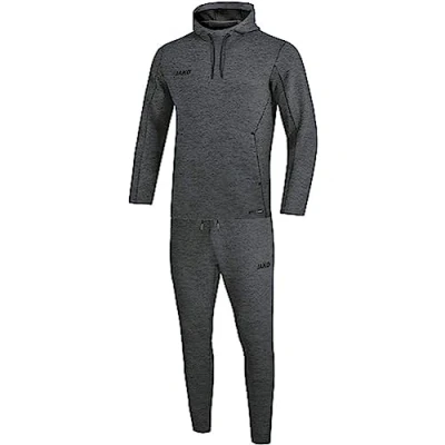 Afbeelding van JAKO Premium Basics Joggingpak Met Sweatshirt Capuchon, Uniseks Volwassene, Marine Gevlekt, 4XL
