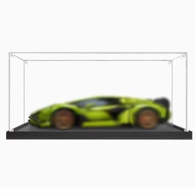 Afbeelding van Acryl Display Case voor Lego 42115 Technic Lamborghini Sián FKP 37 Auto Model Stofdichte Bescherming Box Compatibel met (NIET Inbegrepen Model)(3mm)