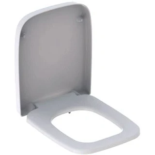 Afbeelding van Geberit Renova Plan wc zitting hoekig design SC/TF/QR wit