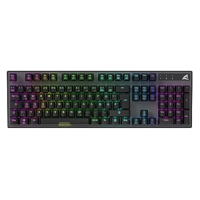Afbeelding van Sharkoon Skiller SGK20, mechanische schakelaar, Huano Brown, RGB