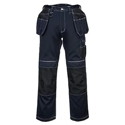 Afbeelding van Portwest T602 PW3 Werkbroek met Holsterzakken, Kort, Marine/zwart, Grootte 42