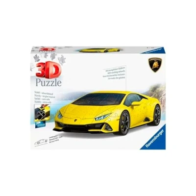 Afbeelding van Ravensburger 3D Puzzel Huracan Evo Giallo, 108st.