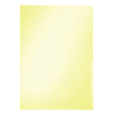 Afbeelding van L map Leitz Premium copy safe 0.15mm PVC A4 geel