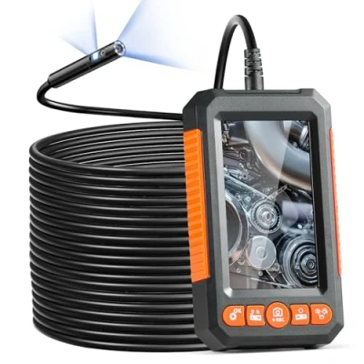 Afbeelding van VEVOR endoscoopcamera inspectiecamera 1080P pijpcamera 15m kabel 4,3&quot; display