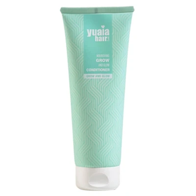 Afbeelding van Yuaia Haircare Grow and Glow Haarconditioner, bevat Capilia Longa, dat de haargroei stimuleert en haaruitval vermindert, sulfaat siliconenvrij, 1 x 250 ml