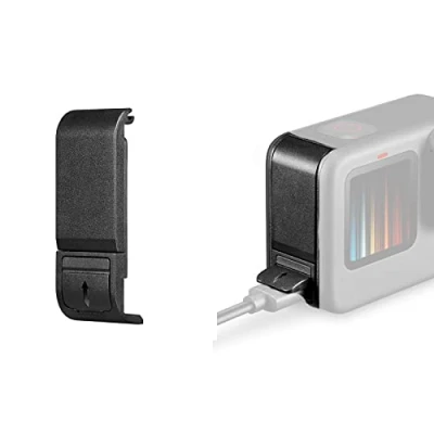Afbeelding van Fututech Batterij Cover voor GoPro Hero 11 10 9 Zwarte Zijbescherming Case Opladen Poort Protector Accessoire Actiecamera Stofdicht