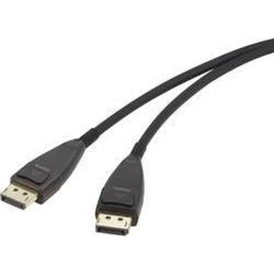 Afbeelding van Renkforce RF 3770962 DisplayPort kabel Aansluitkabel stekker, stekker 20.00 m Zwart 8K UHD, Vergulde steekcontacten
