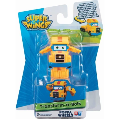 Afbeelding van Super Wings Mini Transform a Bots! Poppa Wheel 6cm