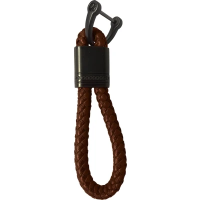 Afbeelding van Sleutelhanger Koord Met Ring Touw Auto Bruin