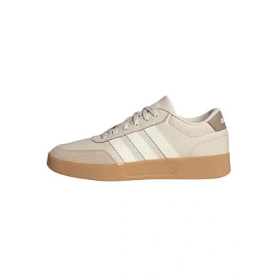 Afbeelding van adidas Heren BREAKNET 3.0 SHOES, orbit grey/core white/putty beige, 40 2/3 EU