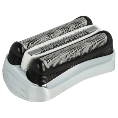 Afbeelding van vhbw Scheerkop compatibel met bruine oude Gen. 300, 310, 320, 330, 340, 350, 350cc, 360, 370, 370cc, 380, 390cc, 395cc scheerkopcassette, zilver