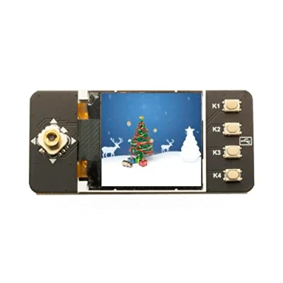 Afbeelding van SEENGREAT 1,44 inch LCD displaymodule voor Raspberry Pi Pico, ingebouwde ST7735S driver, 128 x pixels 65K RGB TFT scherm, kleurenschermmodule, SPI interface, geïntegreerde joystick en vier