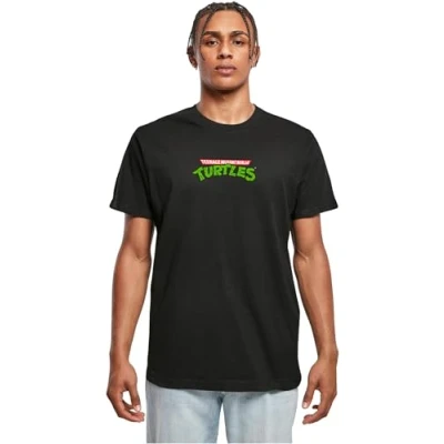 Afbeelding van Merchcode Heren T shirt 100% Katoen Zwart M, zwart, M