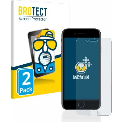Afbeelding van BROTECT Screenprotector voor Apple iPhone 7 / 8 Folie Beschermfolie matte (2 Stuks)