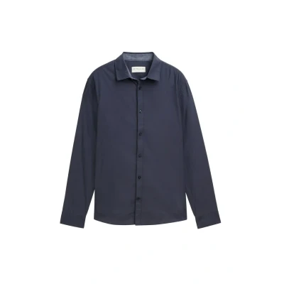 Afbeelding van TOM Tailor Overhemd, Heren, Maat: XXL, Blue structure