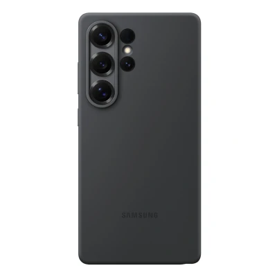 Afbeelding van Samsung Siliconen Back Cover Zwart Galaxy S25 Ultra