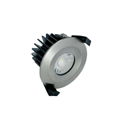 Afbeelding van IP65 LED Inbouwspot Alexia Rond RVS Look Warm Wit Dimbaar 6W Integral