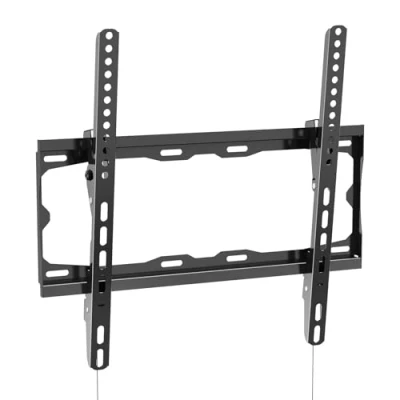 Afbeelding van GRIFEMA GB1007 4 TV Wandbeugel, 66 165 cm (26 65 inch), kantelbaar, universeel, maximale VESA montage 400 x mm, tot 55 kg, eenvoudige installatie,