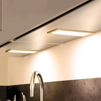 Afbeelding van Hera LED meubellamp Sky dimmer 2 per pak 3000K RVS