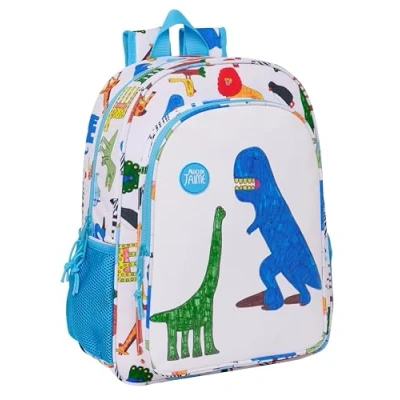 Afbeelding van Schoolrugzak Algo de Jaime Wit 33 x 42 14 cm