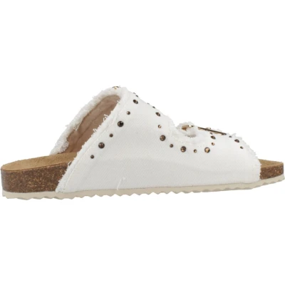 Afbeelding van Geox Brionia Muiltjes, Dames, Maat: 37, Papyrus Schoenen