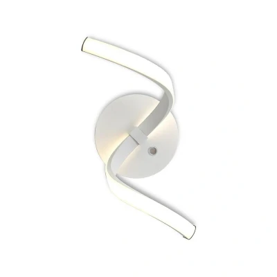 Afbeelding van Inspired Lighting Nur Touch Dimmer Wandlamp 10W LED 3000K, 850lm, Wit, Mat Acryl