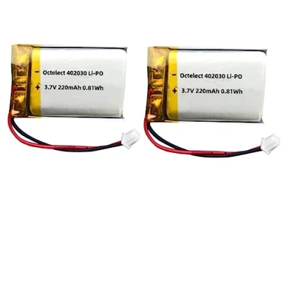 Afbeelding van RAEWSTCO OcTelect 3,7 V DC oplaadbare polymeer lithium batterij 402030 voor 5 batterijproducten, horloge, hoofdtelefoon, vervanging van de ledlamp