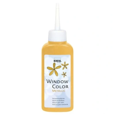 Afbeelding van KREUL Metallic Gouden Raamverf Window Color 80ml