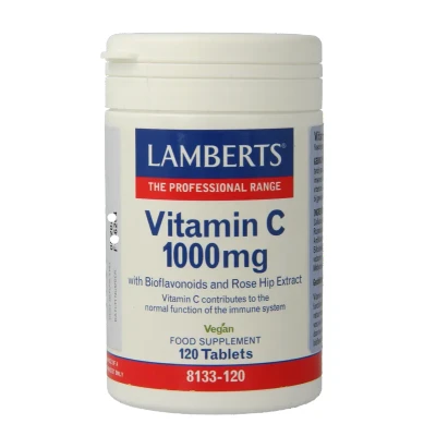 Afbeelding van Lamberts Vitamine C 1000mg &amp; Bioflavonoiden 120tb