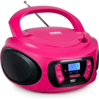 Afbeelding van Bigben CD62 Radio CD speler voor kinderen Bluetooth/USB Roze